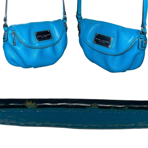 Marc Jacobs Natasha Hobo Vibrant Blue Crossbody Bag - Picture 10 of 11